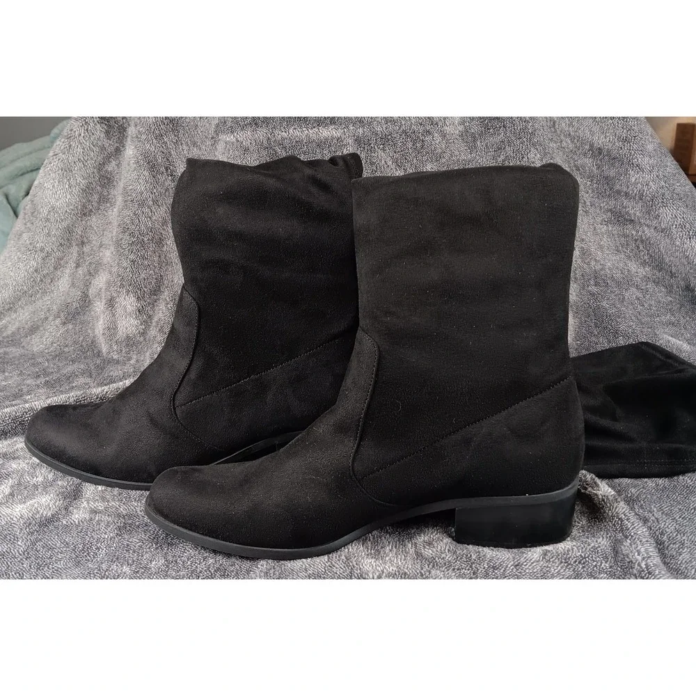 Charles by Charles David Gammon WC Black Wide Calf Over The‎ Knee Boots 9M